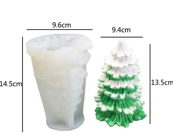 Khuôn Silicon - Noel - Cây Thông Cây #8 13.5CM