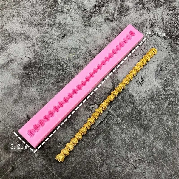 Khuôn Silicon - Viền Chuỗi Dây - San Hô 23cm