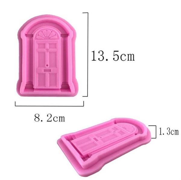 Khuôn Silicon - Cánh Cửa - Cao Đá 13.5cm Viền