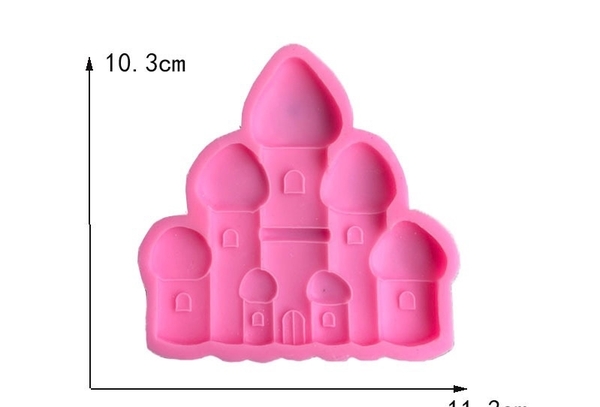 Khuôn Silicon - Lâu Đài - Tòa 11cm