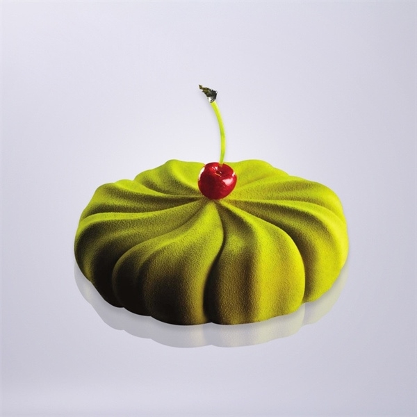 Khuôn Silicon - Đế - Tròn - Tròn Tim Xoay 19.5cm