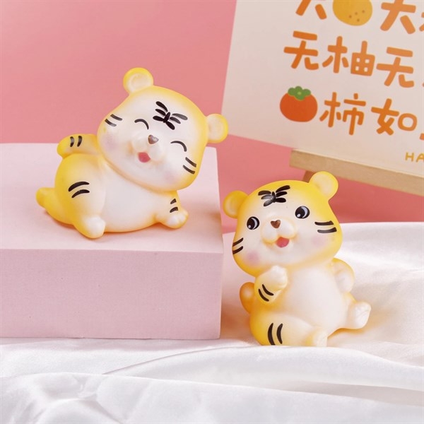 Con Hổ - Cọp Nhựa - PKD - Set 2 - Tiểu Hổ Ngồi Nằm