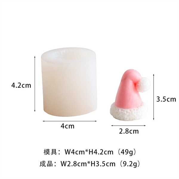Khuôn Silicon - Noel Set 3 Nón