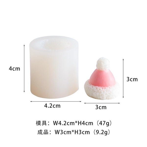 Khuôn Silicon - Noel Set 3 Nón