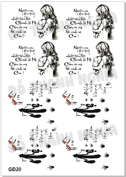 Decal Chủ Đề Gia Đình - GĐ -GĐ20