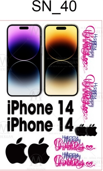 Decal Chủ Đề Hot - Vui Nhộn - DSN - IPHONE14