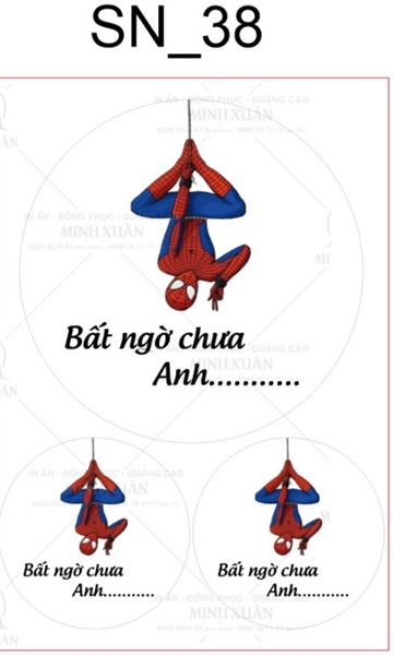 Decal Chủ Đề Hot - Vui Nhộn - DSN - SN38 NHỆN