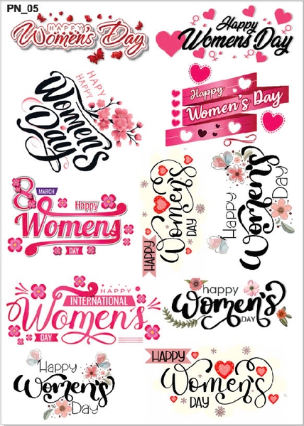Decal Chủ Đề Phụ Nữ - DPN - DPN05
