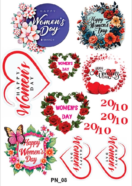 Decal Chủ Đề Phụ Nữ - DPN - DPN08