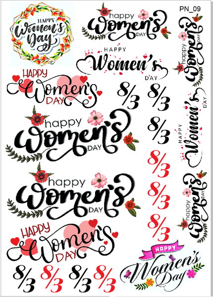 Decal Chủ Đề Phụ Nữ - DPN - DPN09