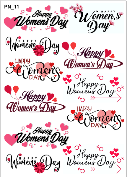 Decal Chủ Đề Phụ Nữ - DPN - DPN11