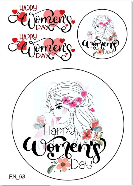 Decal Chủ Đề Phụ Nữ - DPN - DPN68 18cm