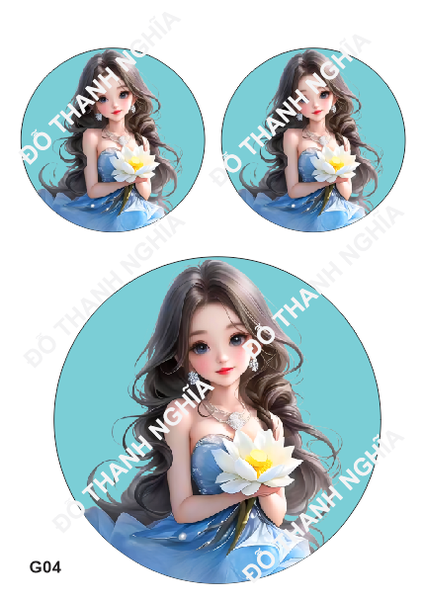 Decal Chủ Đề Phụ Nữ - DPN-G04