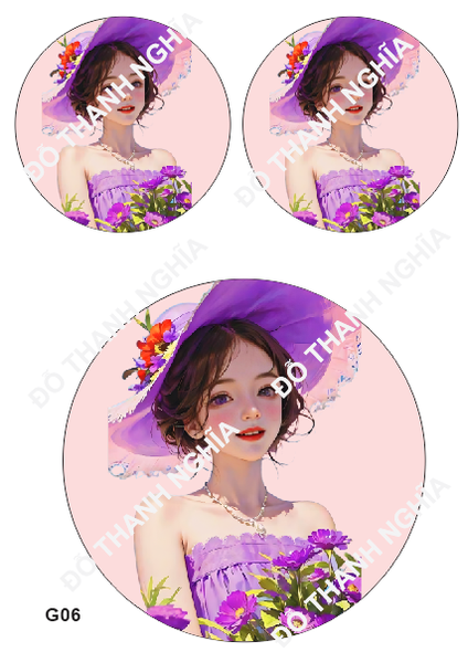 Decal Chủ Đề Phụ Nữ - DPN-G06