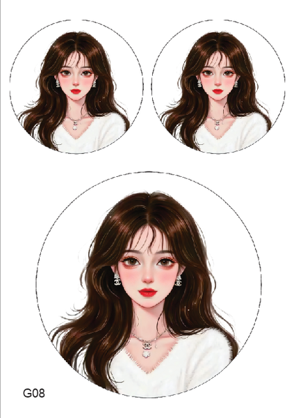 Decal Chủ Đề Phụ Nữ - DPN-G08