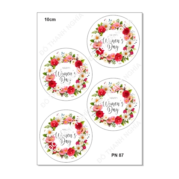 Decal Chủ Đề Phụ Nữ - DPN - PN87