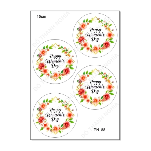 Decal Chủ Đề Phụ Nữ - DPN - PN88