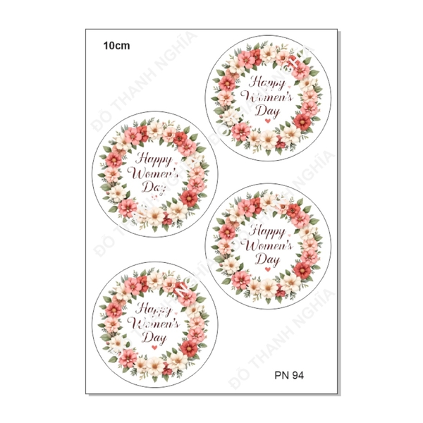 Decal Chủ Đề Phụ Nữ - DPN - PN94