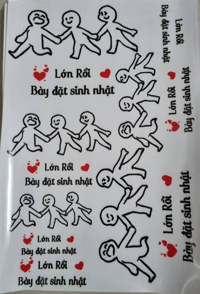 Decal Chủ Đề Sinh Nhật - DSN - DSN51