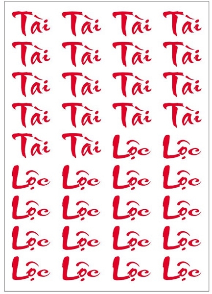 Decal Chủ Đề Tết - TET03 Tài Lộc lớn