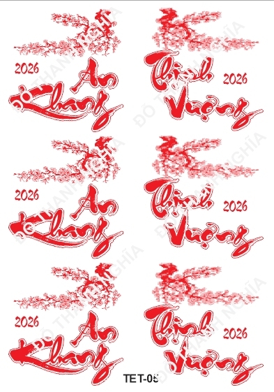 Decal Chủ Đề Tết - TET05