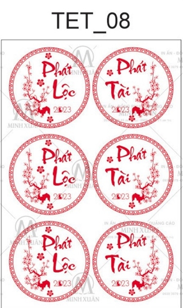 Decal Chủ Đề Tết - TET08