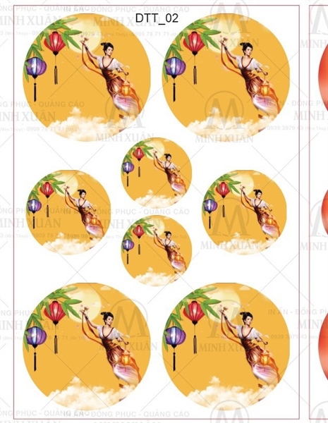 Decal Chủ Đề Trung Thu - DTT - DTT02