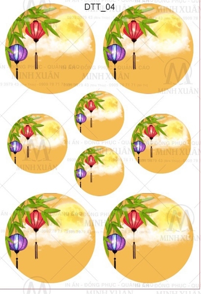 Decal Chủ Đề Trung Thu - DTT - DTT04