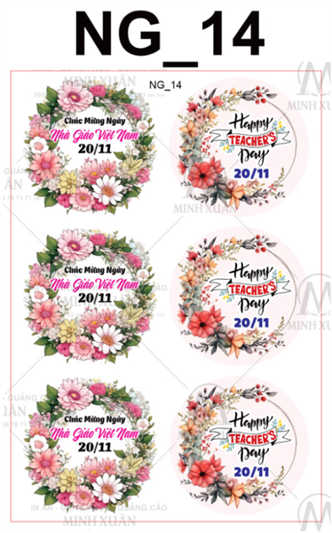 Decal Nhà Giáo 20/11 - DNG - DNG14