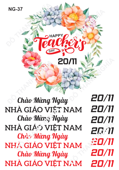 Decal Nhà Giáo 20/11 - DNG - DNG37