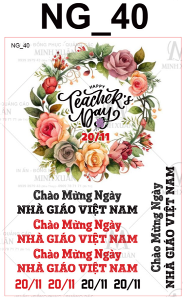 Decal Nhà Giáo 20/11 - DNG - DNG40