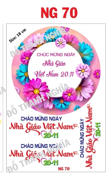Decal Nhà Giáo 20/11 - DNG - DNG70