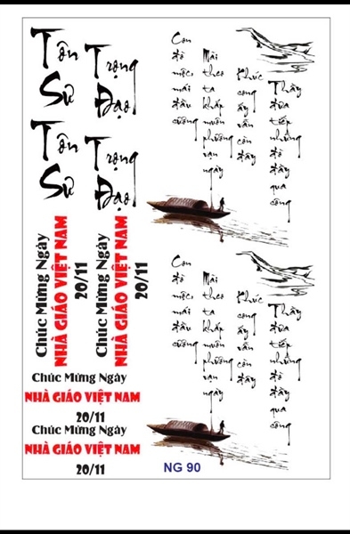 Decal Nhà Giáo 20/11 - DNG - DNG90