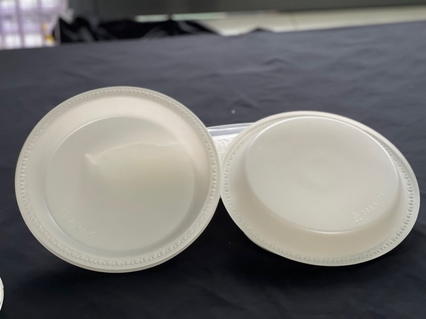 Dĩa Nhựa Tròn THH - Sấp 50 Dĩa - 19cm PS260