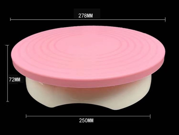 Dụng Cụ - Bàn Xoay Nhựa - 28cm Cao 7cm