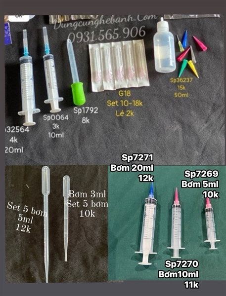 Dụng Cụ - Ống Bơm - Bóp Kín - 5ml