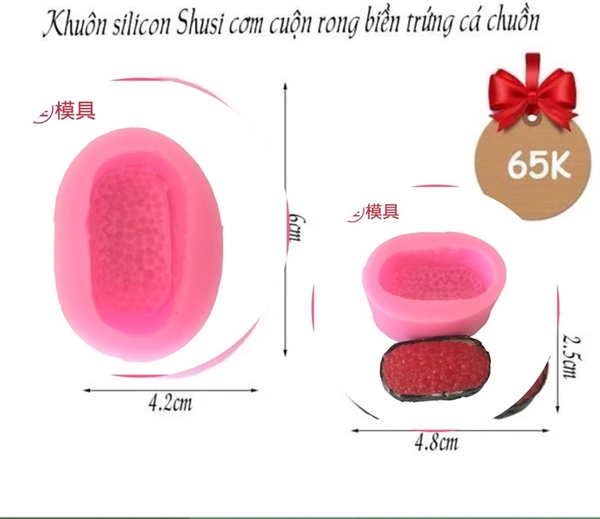 Khuôn Silicon - Món Ăn - Sushi - Sushi Trứng Cá Nhỏ