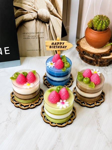 Ly Nhựa Mika - Tròn Tiramisu 7x5.5cm LC2017 200ml