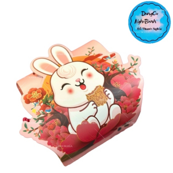 Hộp Giấy - Bánh Trung Thu Quai Xách - 1 Bánh - 1B01