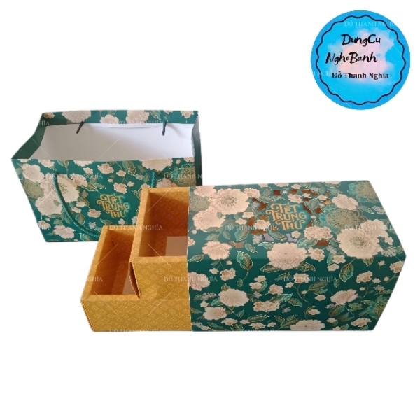 Hộp Giấy - Bánh Trung Thu Quai Xách - 4 Bánh - 4N06
