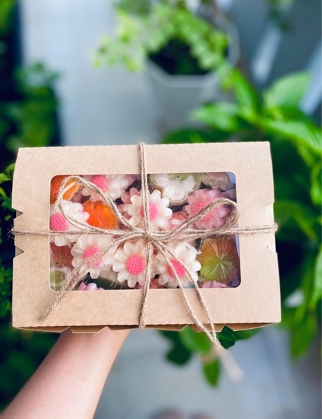 Hộp Giấy - Cup Cake - 12 Bánh - Màu Hoạt Hình