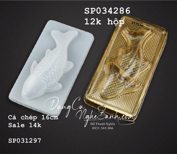 Hộp Nhựa - Cá Chép - 16cm