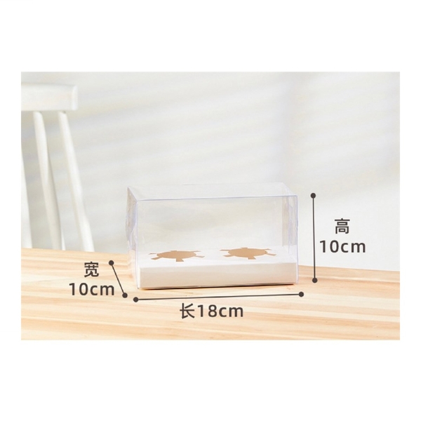 Hộp Nhựa - Cup Cake Gấp - 2 Bánh