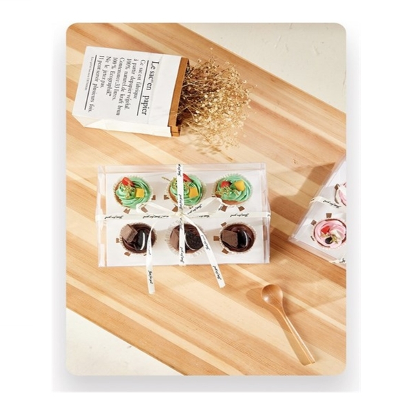 Hộp Nhựa - Cup Cake Gấp - 2 Bánh