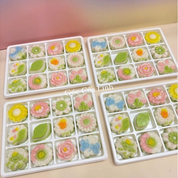 Hộp Nhựa Đế Trắng 12 Ngăn - 12 Ô