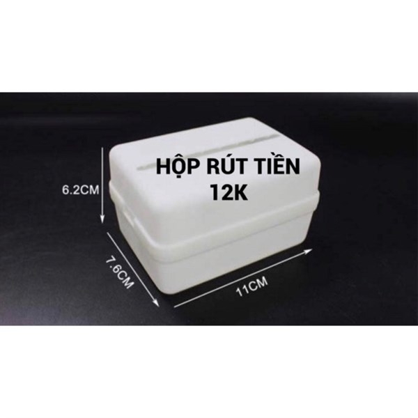 Hộp Nhựa Rút Tiền - PKS - Lớn 11x7.6x6.2cm