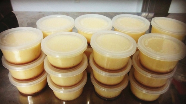 Hộp Nhựa - Tròn Bánh Flan - Số 2 65ml - Set 50