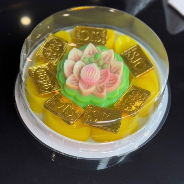 Hộp Nhựa - Tròn H25 - 16cm Cao 5cm - Đế Trắng
