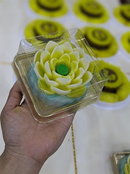 Hộp Nhựa - Vuông XY10 - 10x10cm Cao 5.5cm  Đế Đen