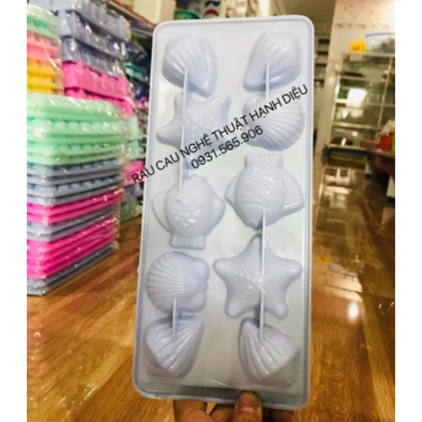 Khay Đá Nhựa VT - KD17 - TH 10c - Hải Sản Lớn